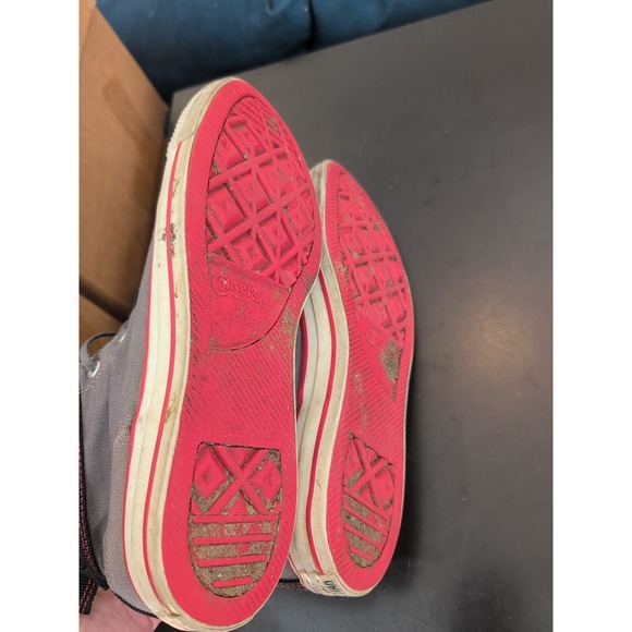 Converse Endgame Chuck Taylor All Star High Top Sneaker M 11 W 13 Red Gray - Picture 6 of 6